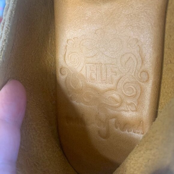 Bali ELF Made By Hand Leather Slip On Ballet Flats Tan Women’s Size 6 - Picture 4 of 6